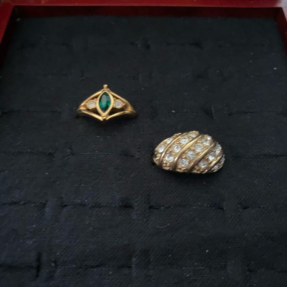 Vintage Gold Avon rings